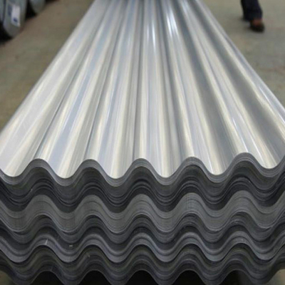 سقف فلزی موجدار آلومینیومی سفارشی به ضخامت 2 میلی متر بدون سوراخ