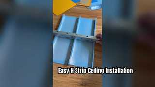 اسکریپت ویدئویی نصب سقف H‑strip