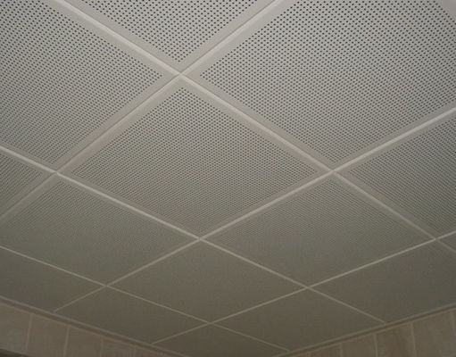گیره ISO9001 در کاشی های سقف فلزی تاب به سمت پایین کاشی های سقف مخفی 600x600