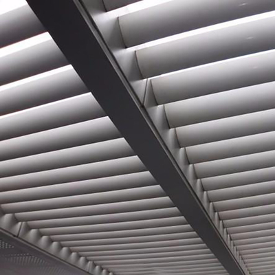 آفتابگیر مدرن آفتابگیر آلومینیومی عمودی برای ساختمان های تزئینی