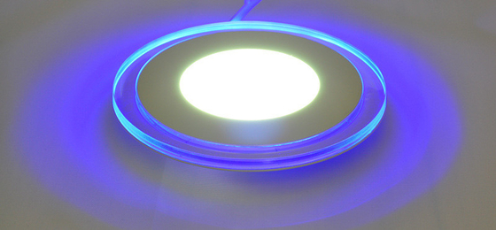 چراغ سقفی LED با قطر 145 میلی متر لومن 90LM/W و پنل توری دو رنگ 6+3W