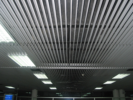 سقف 200x3000mm آلومینیومی A-Screen مدرن با ضخامت 0.5mm