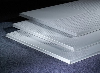 600x600mm آلومینیومی در سقف با ضخامت 0.5mm برای مرکز همایش