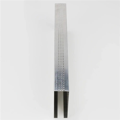 بافل سقف آکوستیک U شکل سقف فلزی آلومینیومی 40x80mm