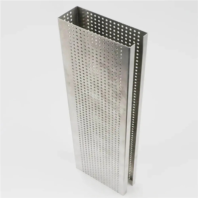 بافل سقف آکوستیک U شکل سقف فلزی آلومینیومی 40x80mm