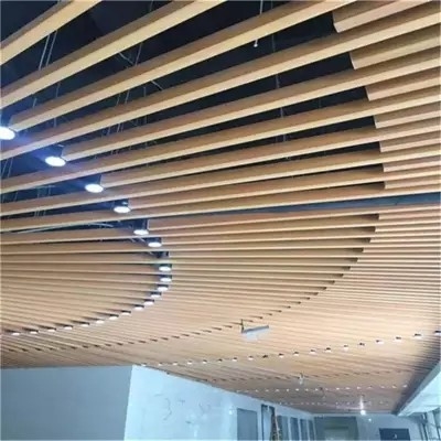 مرکز خرید سقف بافل آلومینیومی U با ضخامت 0.5 میلی متر به راحتی جداسازی می شود