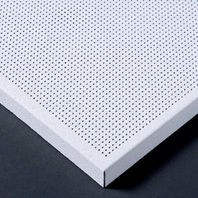 600mm X 600mm سقف فلزی آلومینیومی روی سیستم سقف تیز لبه