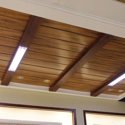 سقف نوار آلیاژ آلومینیوم H 500x30x3000 میلی متر برای مرکز خرید