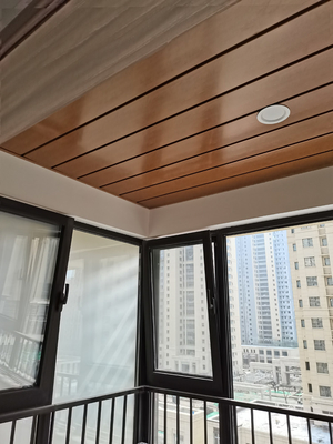 سقف نوار آلیاژ آلومینیوم H 500x30x3000 میلی متر برای مرکز خرید