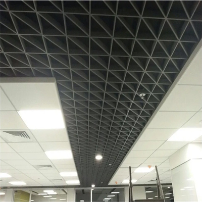 سقف سلول باز مثلثی آلومینیومی ضد آب 200x200x200 میلی متر