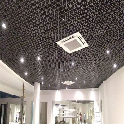سقف سلول باز مثلثی آلومینیومی ضد آب 200x200x200 میلی متر