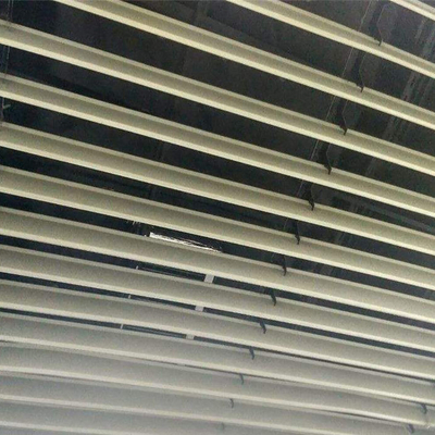 سقف صفحه نمایش آلومینیومی B مقاوم در برابر آتش 200x3000 میلی متر برای تزئین دیوارهای خارجی