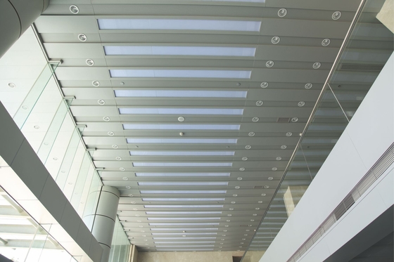 سقف نوار H آلومینیومی 300x3000mm برای دکوراسیون دیوار مرکز همایش