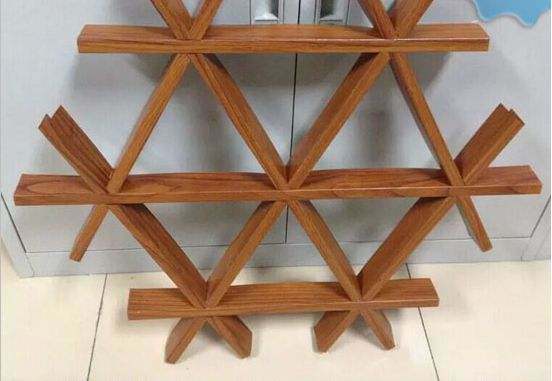 Outlet Extruded Grille Triangle Shaped Ceiling Design Light Weight