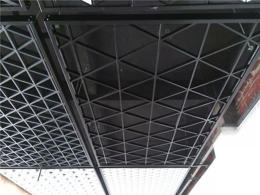 Outlet Extruded Grille Triangle Shaped Ceiling Design Light Weight