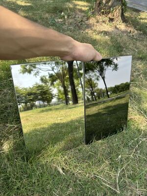 600x600 کاشی سقف فولاد ضد زنگ آینه قرار دادن در کاشی سقف صوتی