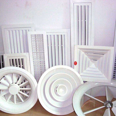 Linear Extruded Aluminum Ceiling Air Diffuser 300x600mm Rectangle