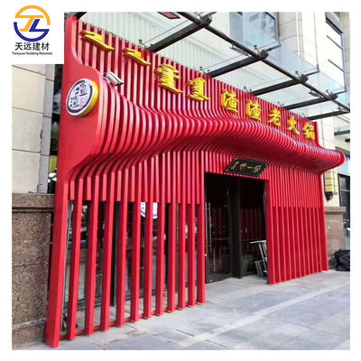 Artistic Metal Ceiling Panel Powder Coated Suspended Ceiling Tiles 75mm