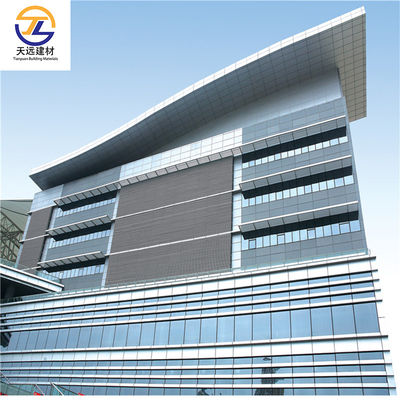 White Aluminum Perforated Ceiling Multiple Shape 75mm Metal Ceiling Tiles