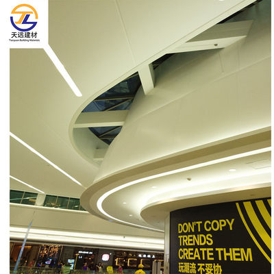 Offices Aluminum Wall Panels Interior Chemicals Resistance  Wall Panels Curved Aluminium Sheet