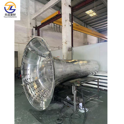 Non Toxic Aluminum Curtain Wall Indoor Outdoor Aluminium Linear Ceiling