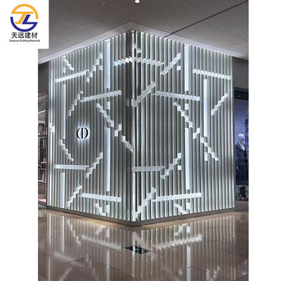 Office Building Ceiling Metal Perforated Plate For Ceiling Aluminum Panel With 600*600MM