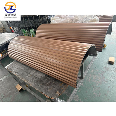 3D Model Artistic Aluminum Slat Ceiling Aluminum Wall Art Panels