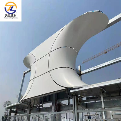 Indoor Outdoor Linear Metal Ceiling System Heat Insulation Metal Panels For Ceiling