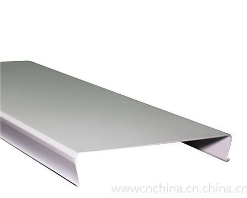 سقف فلزی آلومینیومی نوار U 185x3000mm رنگ قابل تنظیم وزن سبک