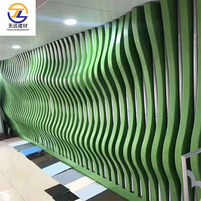 AA5005 AA3003 پروفایل های آلومینیومی ساختمان زینتی بیرونی آلومینیومی پوششی