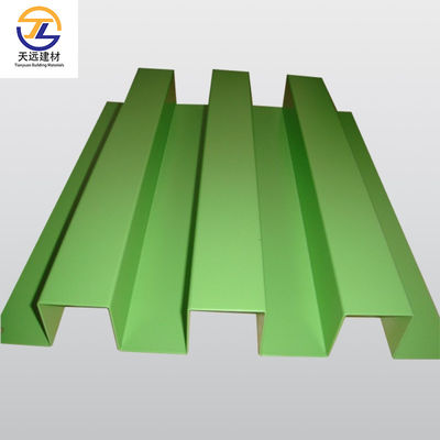 Custom Perforated Aluminum Curtain Wall With LED Lighting Perforated Aluminium Plate