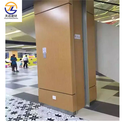 تزئینات دیواری آبپاش آلومینیوم مکعب OEM آلومینیوم پنل کامپوزیت چوب